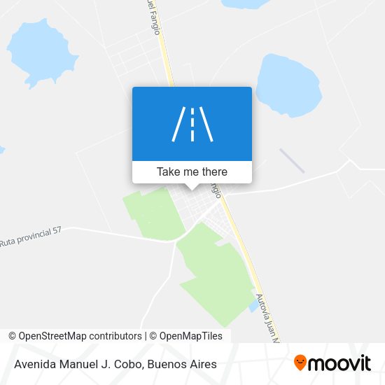 Avenida Manuel J. Cobo map
