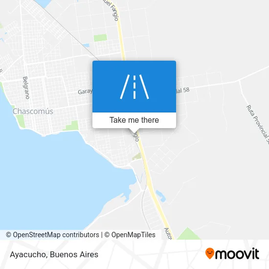 Ayacucho map