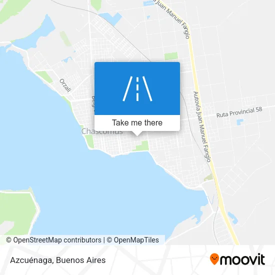 Azcuénaga map