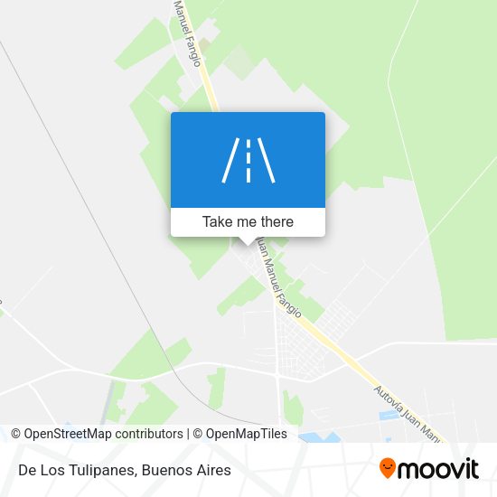 Mapa de De Los Tulipanes