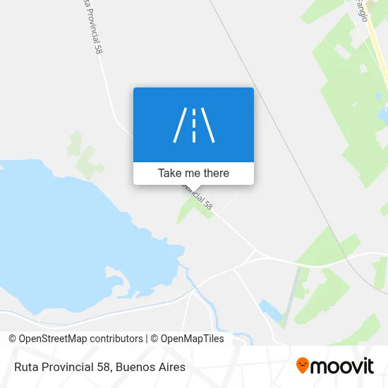 Ruta Provincial 58 map