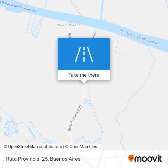 Ruta Provincial 25 map