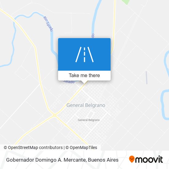 Gobernador Domingo A. Mercante map