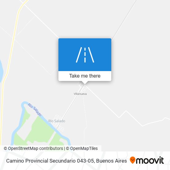 Camino Provincial Secundario 043-05 map