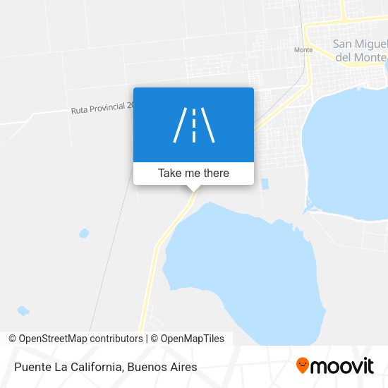 Mapa de Puente La California