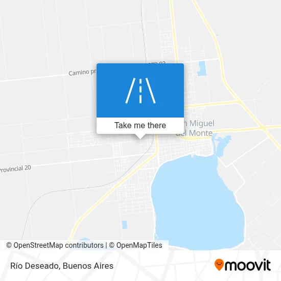 Río Deseado map