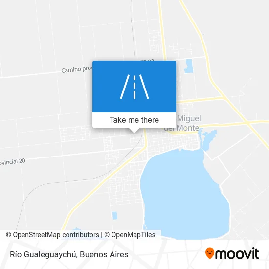 Río Gualeguaychú map