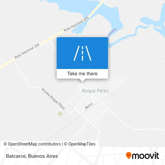 Balcarce map