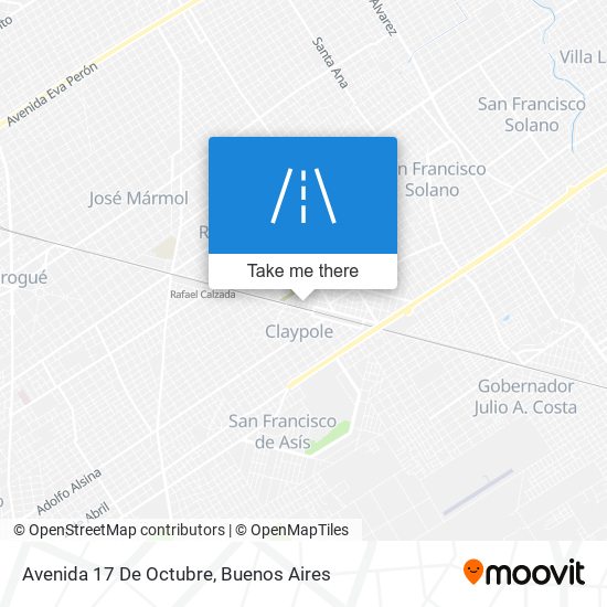 Mapa de Avenida 17 De Octubre