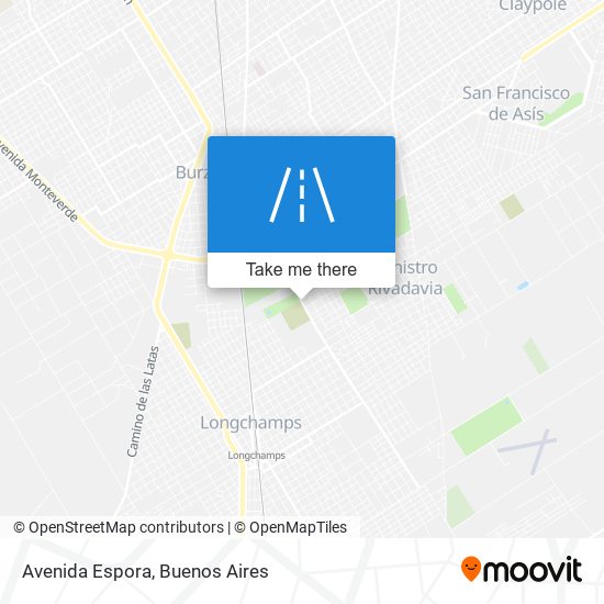 Avenida Espora map