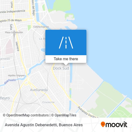 Avenida Agustín Debenedetti map