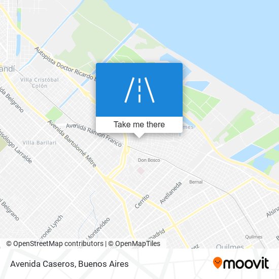 Avenida Caseros map