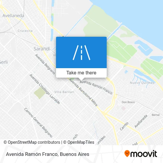 Avenida Ramón Franco map