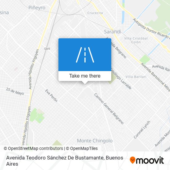 Avenida Teodoro Sánchez De Bustamante map