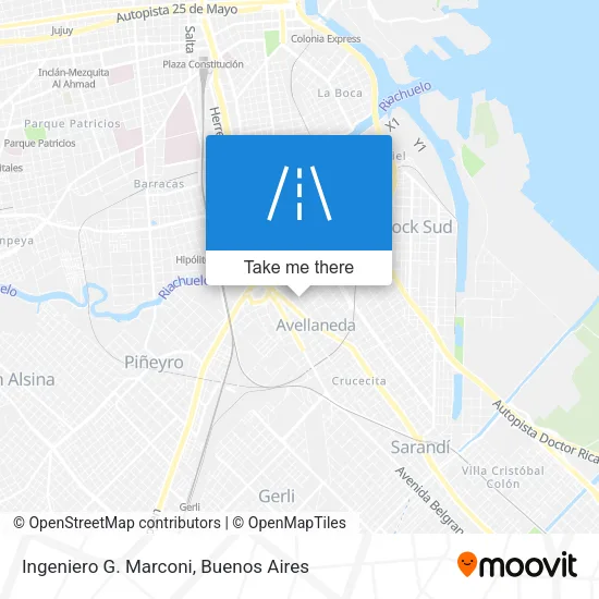 Ingeniero G. Marconi map