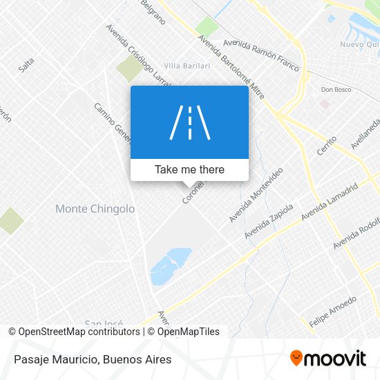 Mapa de Pasaje Mauricio