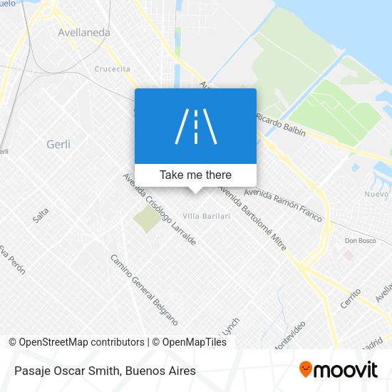 Pasaje Oscar Smith map