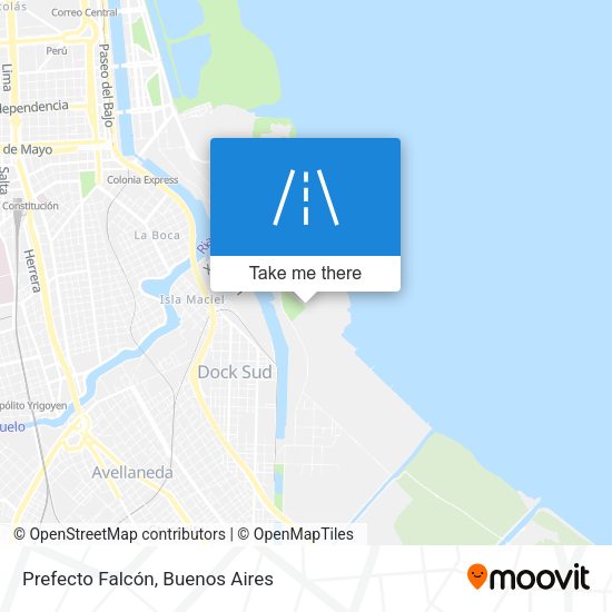 Prefecto Falcón map