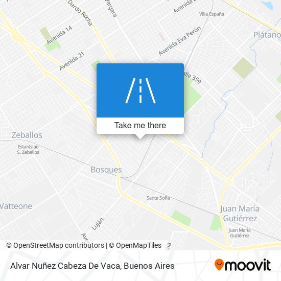 Alvar Nuñez Cabeza De Vaca map