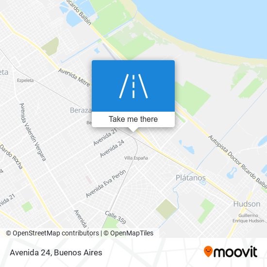 Avenida 24 map