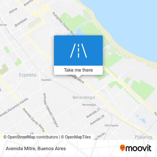 Avenida Mitre map