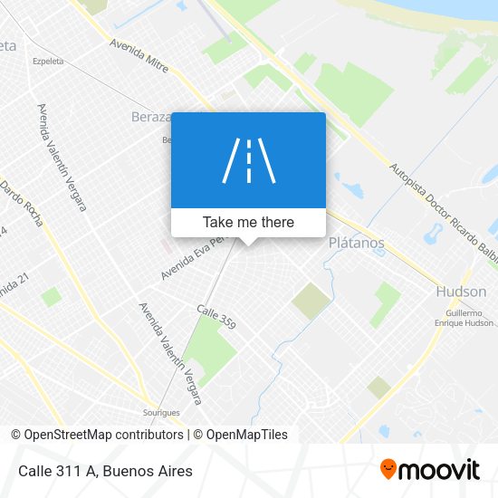 Mapa de Calle 311 A