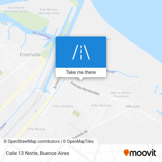 Mapa de Calle 13 Norte