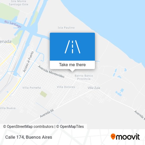 Mapa de Calle 174