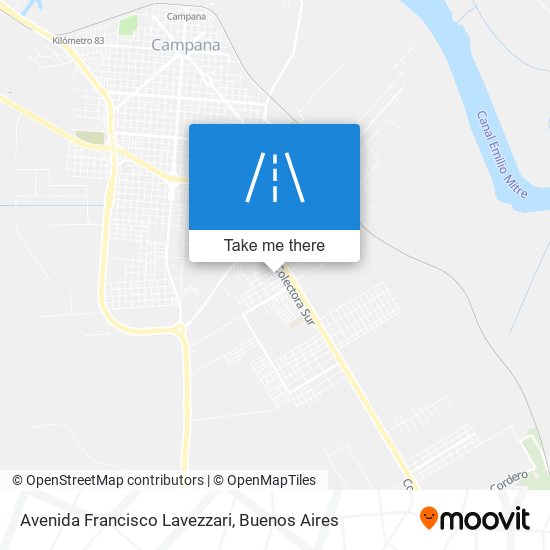 Mapa de Avenida Francisco Lavezzari