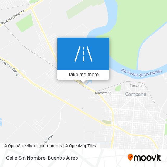 Mapa de Calle Sin Nombre