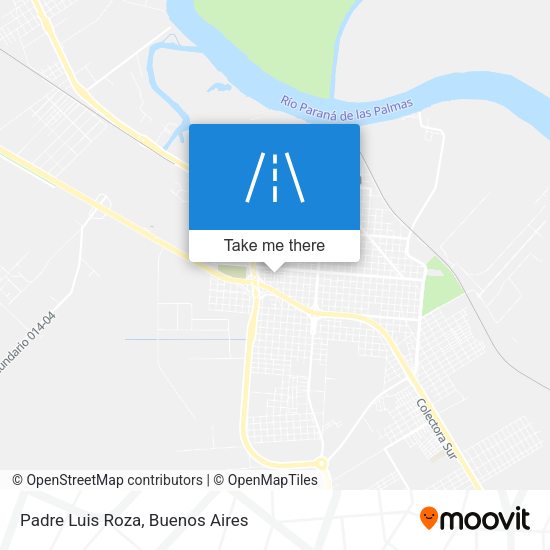 Padre Luis Roza map