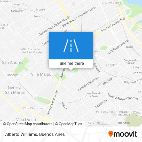 Alberto Williams map