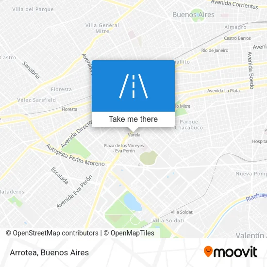 Arrotea map