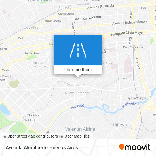 Avenida Almafuerte map