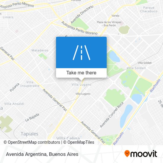 Avenida Argentina map
