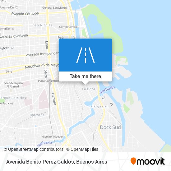 Mapa de Avenida Benito Pérez Galdós