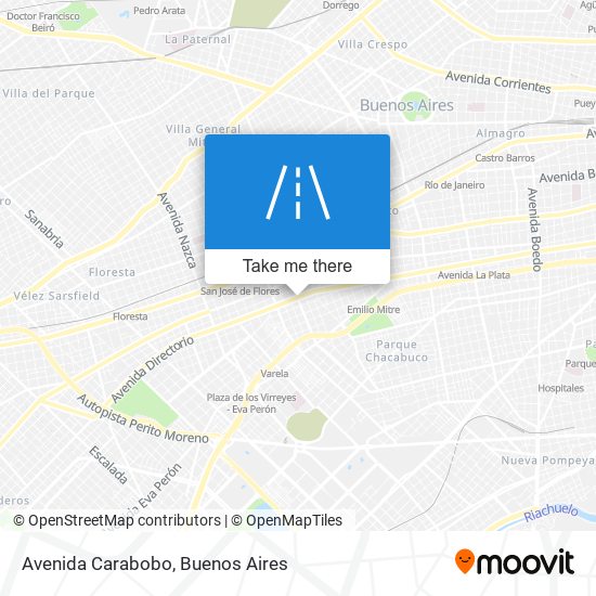 Mapa de Avenida Carabobo