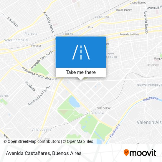 Avenida Castañares map