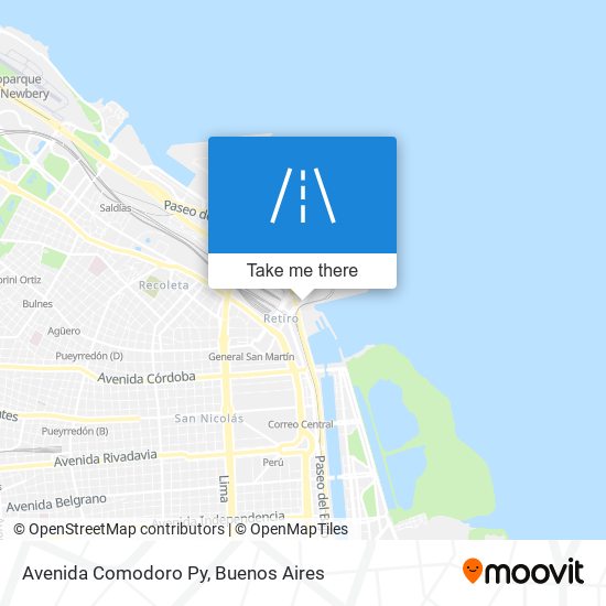 Avenida Comodoro Py map