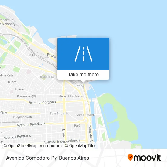 Avenida Comodoro Py map