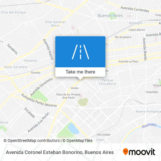 Avenida Coronel Esteban Bonorino map