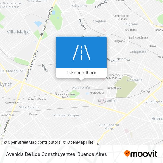 Avenida De Los Constituyentes map