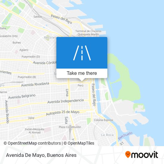 Avenida De Mayo map