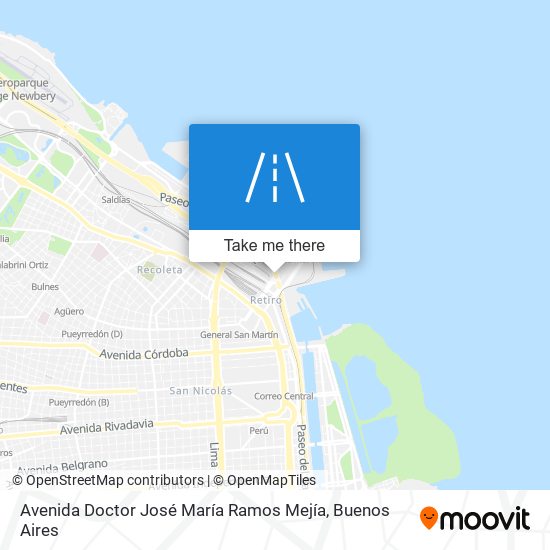 Avenida Doctor José María Ramos Mejía map