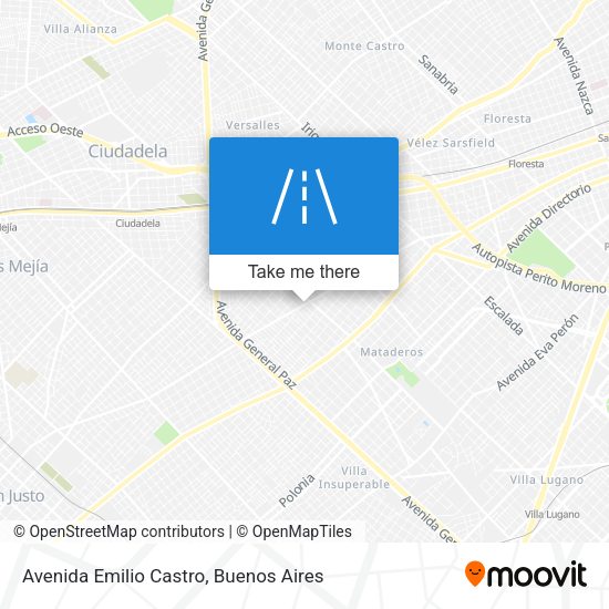 Mapa de Avenida Emilio Castro
