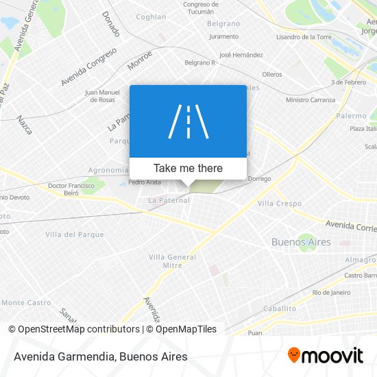 Avenida Garmendia map