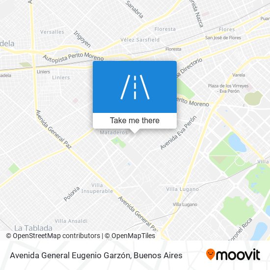 Avenida General Eugenio Garzón map