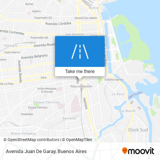 Avenida Juan De Garay map