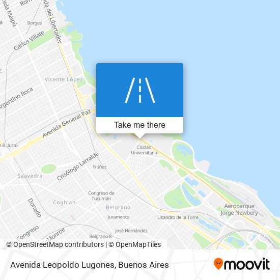 Avenida Leopoldo Lugones map