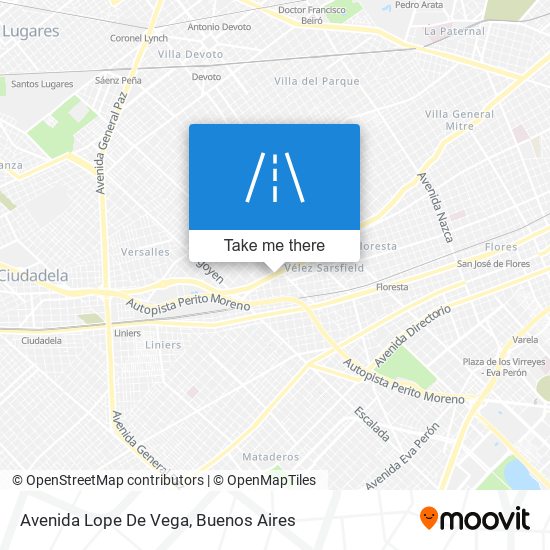 Avenida Lope De Vega map